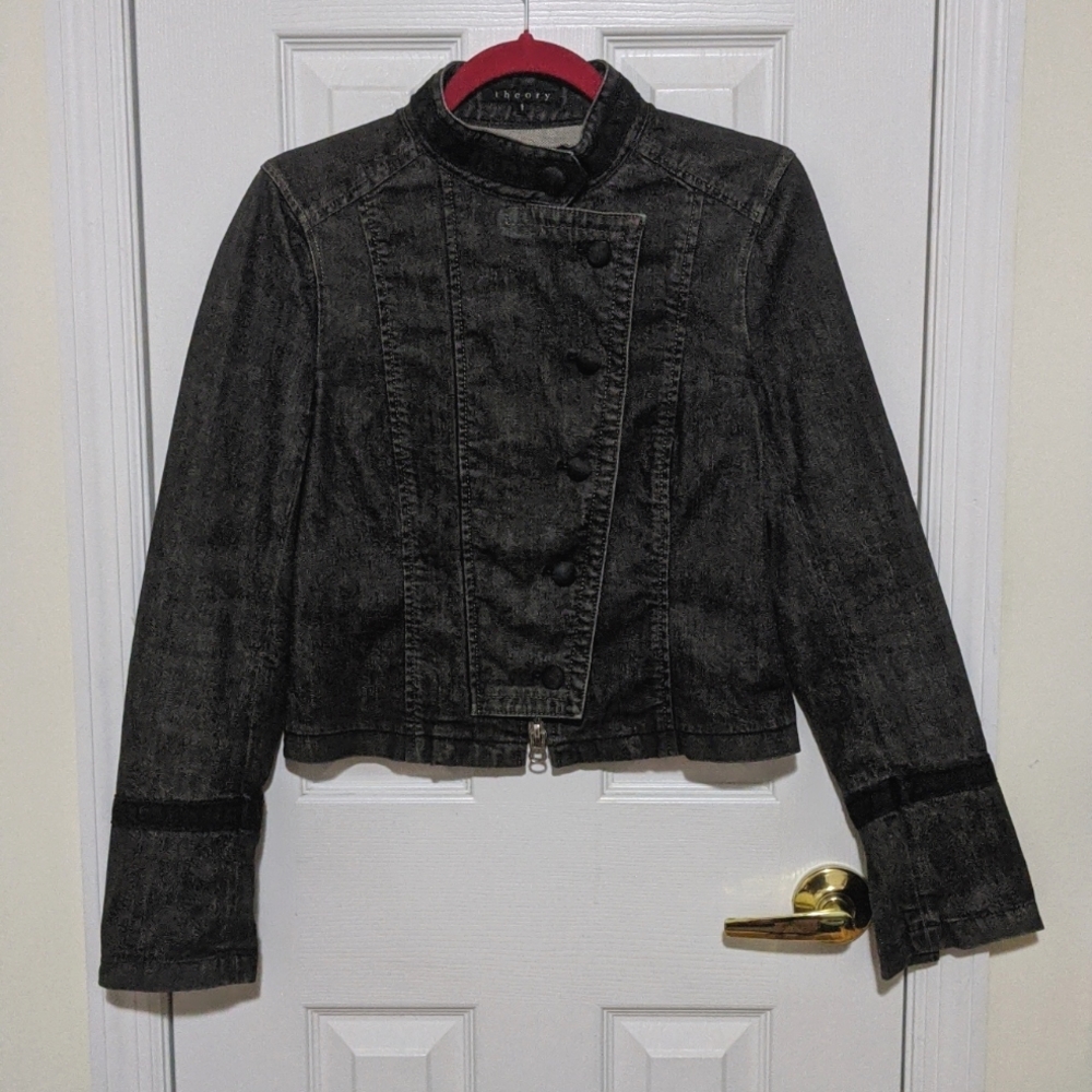 Dark Denim Theory Jacket